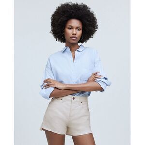 Madewell Cream Jean Shorts